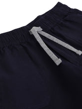 Load image into Gallery viewer, Campana Boys Carlos Cotton-Lycra Relax Fit Pull-on Shorts - Navy