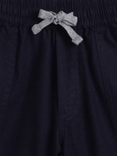 Load image into Gallery viewer, Campana Boys Carlos Cotton-Lycra Relax Fit Pull-on Shorts - Navy