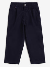 Load image into Gallery viewer, Campana Boys Hugo Cotton-Lycra Relax Fit Pull-on Pants - Navy
