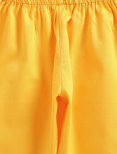 Load image into Gallery viewer, Campana Boys Mrinal Button Down Kurta Pyjama Set - Chevron Print - Yellow & Multicolour