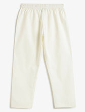 Load image into Gallery viewer, Campana Boys Mrinal Button Down Pure Cotton Kurta Pyjama Set - Kantha Blockprint - Peach & White