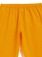 Load image into Gallery viewer, Campana Boys Mrinal Button Down Kurta Pyjama Set - Floral Kantha Print - Teal & Mustard