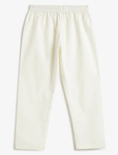 Load image into Gallery viewer, Campana Boys Mrinal Button Down Kurta Pyjama Set - Chevron Print - Yellow & White