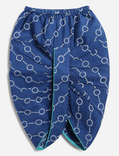 Load image into Gallery viewer, Campana Boys Ishaan Dhoti Kurta with Jacket Set - Burfi Print - Blue & Green