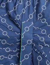 Load image into Gallery viewer, Campana Boys Ishaan Dhoti Kurta with Jacket Set - Burfi Print - Blue & Green
