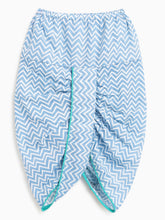 Load image into Gallery viewer, Campana Boys Mehul Pure Cotton Geometric Print Dhoti Kurta Set - White, Green & Blue