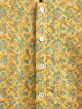 Load image into Gallery viewer, Campana Boys Sherwani Set - Paisley Floral Embroidery - Yellow & Teal