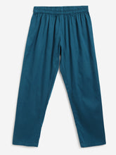 Load image into Gallery viewer, Campana Boys Mehul Kurta Pyjama Set - Festive Blockprint - Red & Green