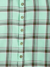 Load image into Gallery viewer, Campana Boys Wilson Windowpane Checks Full Sleeve Shirt - Mint Green