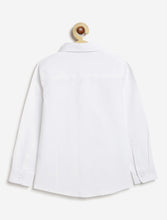 Load image into Gallery viewer, Campana Boys Solid Full Sleeves Pure Cotton Oxford Shirt - White