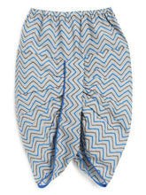 Load image into Gallery viewer, Campana Boys Bansi Dhoti Kurta Set - Flower Stamp Print - White & Blue