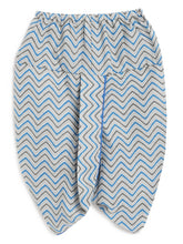 Load image into Gallery viewer, Campana Boys Bansi Dhoti Kurta Set - Flower Stamp Print - White & Blue