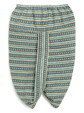 Load image into Gallery viewer, Campana Boys Bansi Dhoti Kurta Set - Vintage Floral Print - Blue & Grey