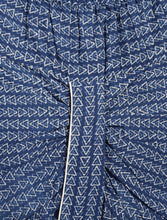 Load image into Gallery viewer, Campana Boys Bansi Dhoti Kurta Set - Ikat Print - Teal & Navy Blue