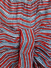 Load image into Gallery viewer, Campana Boys Bansi Pure Cotton Floral & Striped Dhoti Kurta Set - Red & Blue