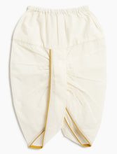 Load image into Gallery viewer, Campana Boys Bansi Pure Cotton Kantha Ethnic Print Dhoti Kurta Set - Mustard & White