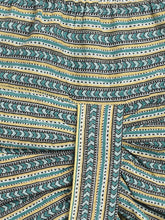 Load image into Gallery viewer, Campana Boys Bansi Floral Blockprint & Striped Dhoti Kurta Set - Blue & Lemon Yellow