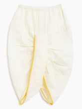 Load image into Gallery viewer, Campana Boys Bansi Pure Cotton Floral & Kanthawork Dhoti Kurta Set - Yellow & White