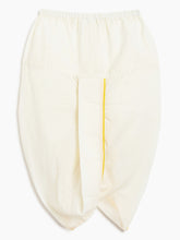 Load image into Gallery viewer, Campana Boys Bansi Pure Cotton Floral & Kanthawork Dhoti Kurta Set - Yellow & White