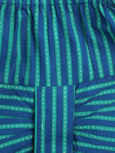Load image into Gallery viewer, Campana Boys Bansi Dhoti Kurta Set - Geometric Ikkat Print - Sea Green & Blue