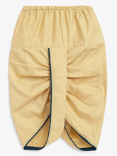 Load image into Gallery viewer, Campana Boys Mehul Dhoti Kurta - Foil Print - Teal & Gold