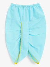 Load image into Gallery viewer, Campana Boys Bansi Dhoti Kurta Set - Paisley Block Print - Yellow & Turquoise