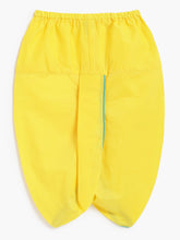 Load image into Gallery viewer, Campana Boys Bansi Dhoti Kurta Set - Striped Print - Sea Green & Yellow