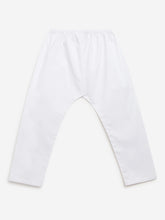 Load image into Gallery viewer, Campana Boys Mrinal Kurta Pyjama Set - Small Booti Print - Yellow