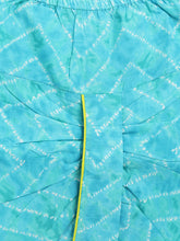 Load image into Gallery viewer, Campana Boys Mahiya Dhoti Kurta with Jacket Set - Block Print & Bandhini - Lime & Turquoise
