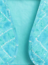 Load image into Gallery viewer, Campana Boys Mahiya Dhoti Kurta with Jacket Set - Block Print & Bandhini - Lime & Turquoise