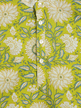 Load image into Gallery viewer, Campana Boys Nishant Kurta Pyjama with Jacket Set - Paisley & Floral Print- Lime Green
