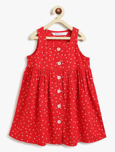 Load image into Gallery viewer, Campana Girls Amy Pack of 2 Printed Dresses - Flowers & Dots - Red & Navy