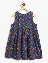 Load image into Gallery viewer, Campana Girls Amy Pack of 2 Printed Dresses - Flowers & Dots - Red & Navy