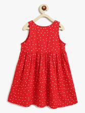 Load image into Gallery viewer, Campana Girls Amy Pack of 2 Printed Dresses - Flowers & Dots - Red & Navy