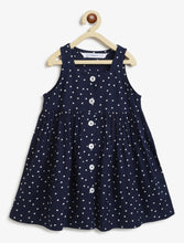 Load image into Gallery viewer, Campana Girls Amy Pack of 2 Dresses - Flowers & Dots - Navy & Turquoise