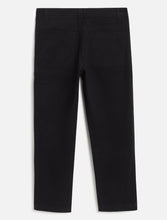 Load image into Gallery viewer, Campana Boys Rio Cotton Elastane Twill Chino Pants - Black