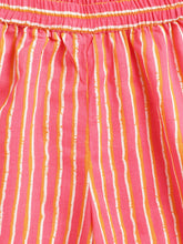 Load image into Gallery viewer, Campana Girls Sanvi Suit Set with Dupatta - Pastel Floral Print - Orange & Pink