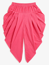 Load image into Gallery viewer, Campana Girls Kiran Printed Cotton Kurti Patiala & Dupatta Set - White & Pink