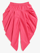 Load image into Gallery viewer, Campana Girls Kiran Printed Cotton Kurti Patiala & Dupatta Set - White & Pink