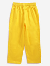 Load image into Gallery viewer, Campana Girls Chitra Floral Printed Kurta Set with Dupatta - Turquoise & Yellow