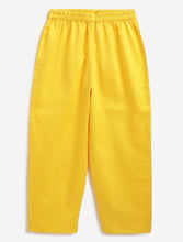 Load image into Gallery viewer, Campana Girls Chitra Floral Printed Kurta Set with Dupatta - Turquoise & Yellow