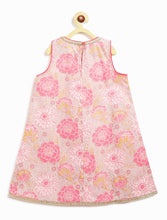 Load image into Gallery viewer, Campana Girls Chitra Floral Printed Kurta Set with Dupatta - Light Pink