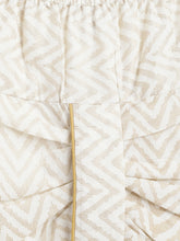 Load image into Gallery viewer, Campana Boys Ananda Dhoti Kurta Set - Gold Foil Print - Off White & Gold