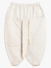 Load image into Gallery viewer, Campana Boys Ananda Dhoti Kurta Set - Gold Foil Print - Off White & Gold