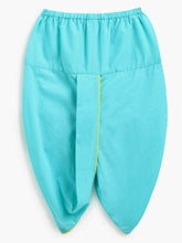Load image into Gallery viewer, Campana Boys Ananda Pure Cotton Block Print Dhoti Kurta Set - Lime Green & Turquoise