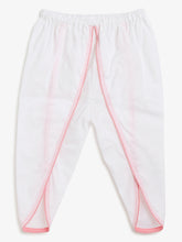 Load image into Gallery viewer, Campana Girls Asmi Dhoti Kurta Set - Blockprint Genda - Pink & Off-white