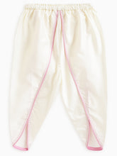 Load image into Gallery viewer, Campana Girls Asmi Dhoti Kurta Set - Geometric Embroidery - White & Multicolour