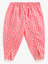 Load image into Gallery viewer, Campana Girls Asmi Dhoti Set - Block Print - Pink