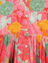 Load image into Gallery viewer, Campana Girls Asmi Dhoti Set - Bold Florals - Pink & Pista Green