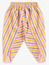 Load image into Gallery viewer, Campana Girls Asmi Floral Printed Cotton Kurta Dhoti Pants Set - Pink & Multicolour